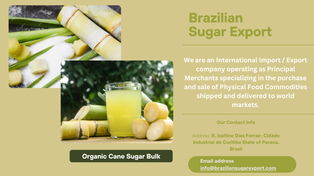 Organic cane sugar bulk